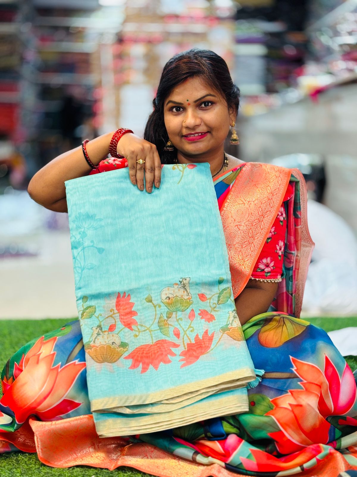 Tulip Chanderi silk