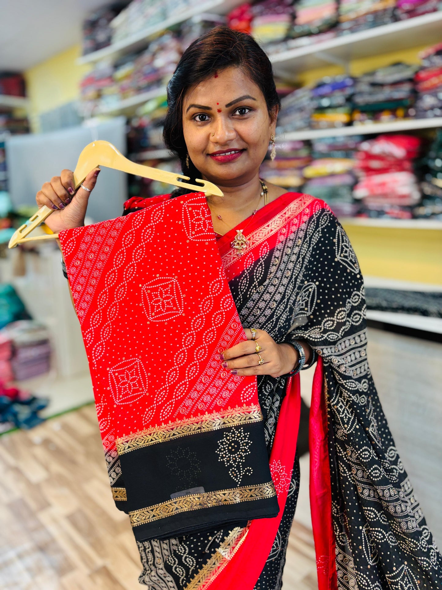 2D Georgette Bandini with piping