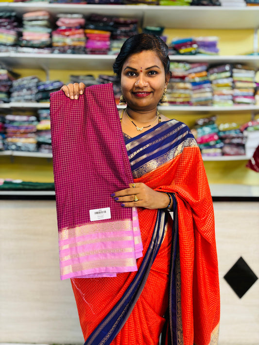 Vintage Kanchi Pattu 
Gap Gadwal borders