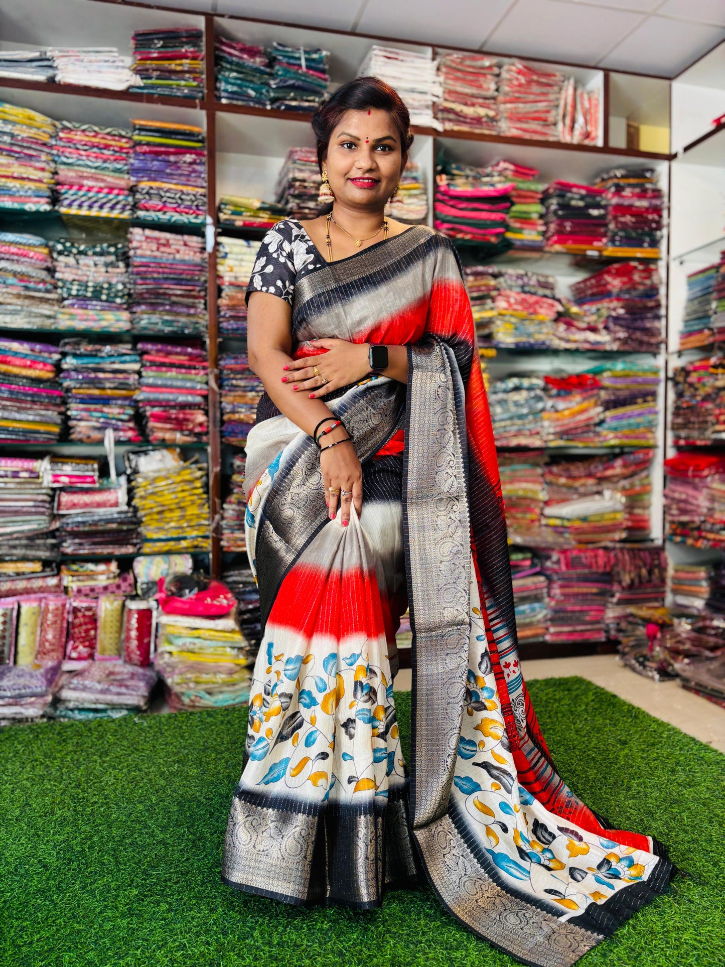 మల్టీ కలర్ క్రేప్