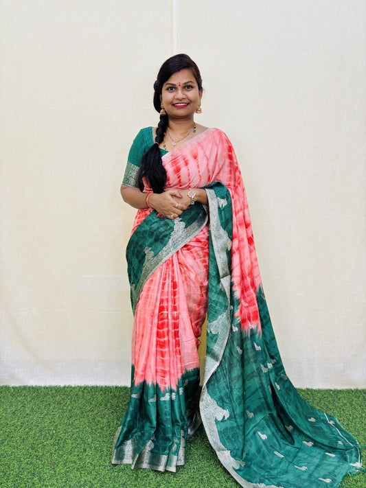 Banarasi Mashroom Silk Sarees