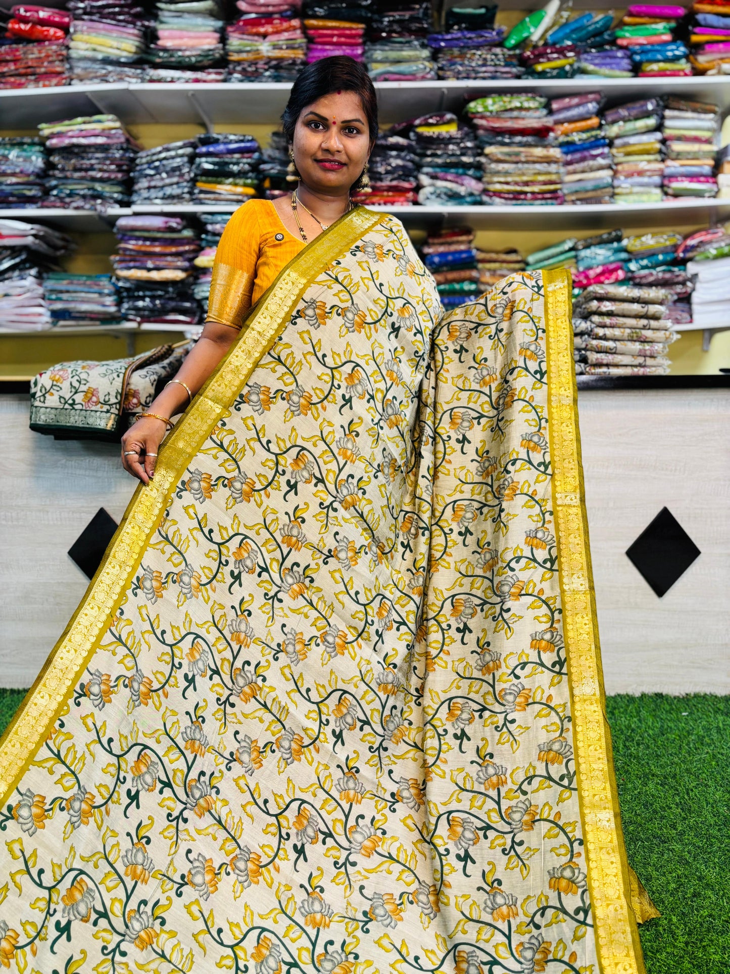 Mangalagiri tulip Kalamkari Digits
