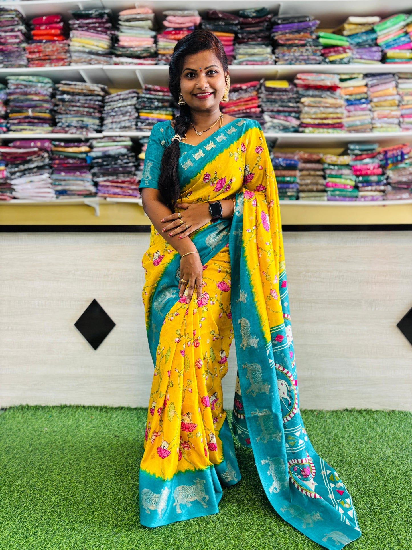 Mangalagiri Kamadhenu Pattu sarees