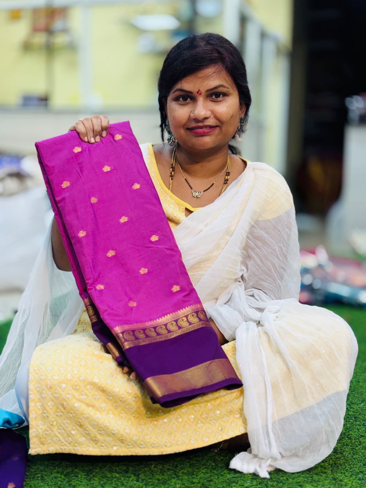 Mysore crepe Sarees
