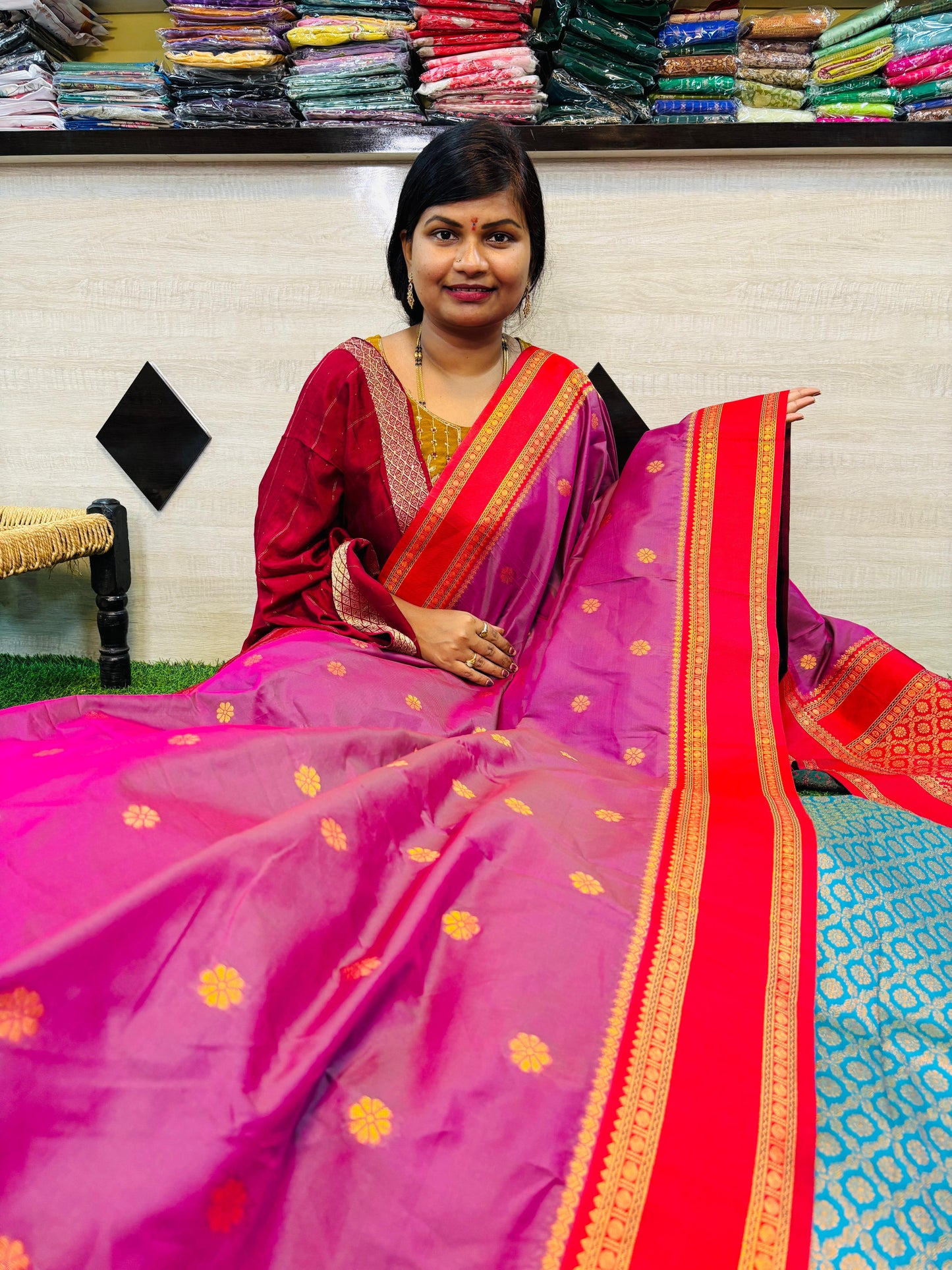 Narayan pet Pattu sarees Gadwal borders