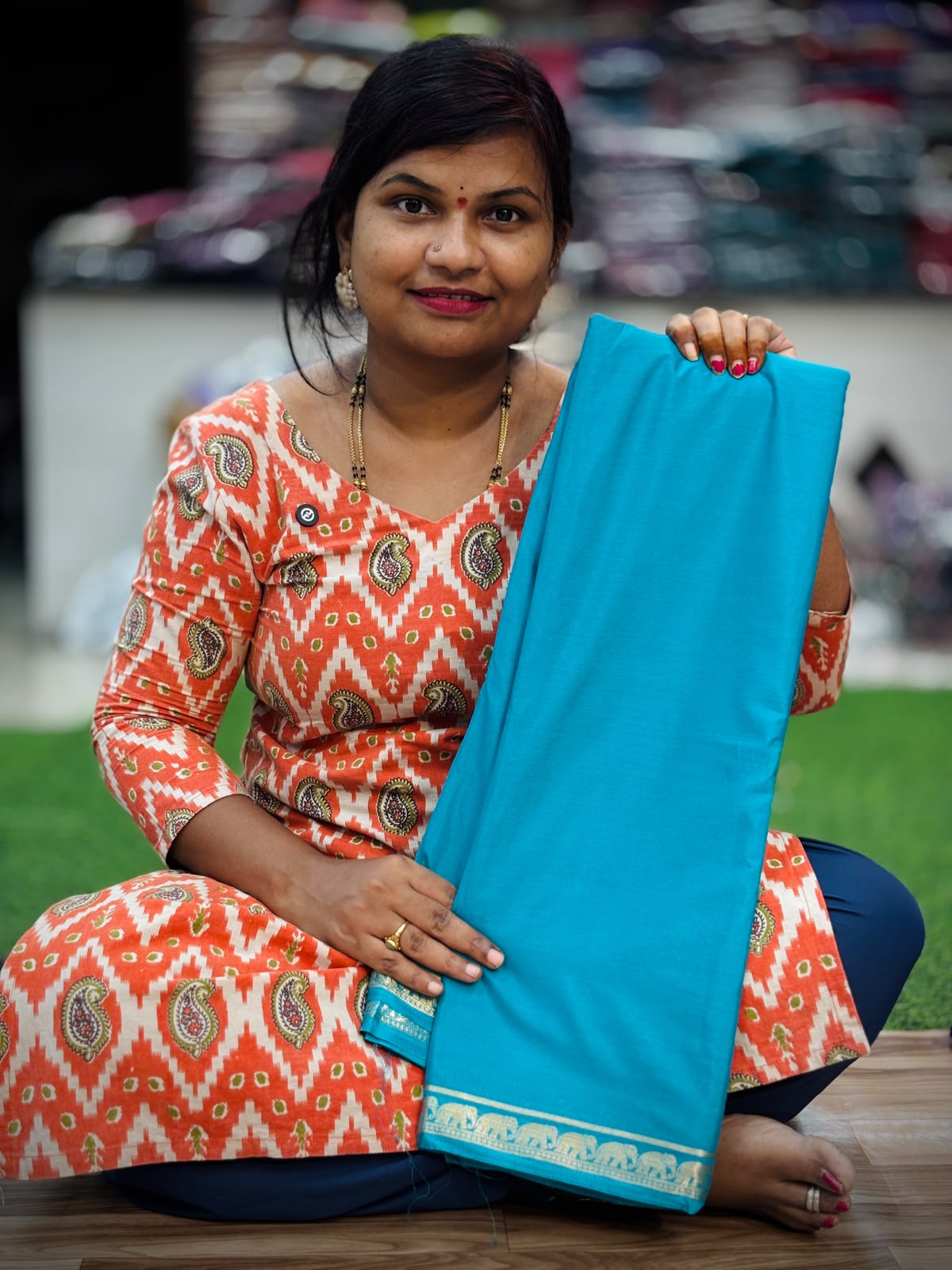 Elephant Semi Mysore crepe