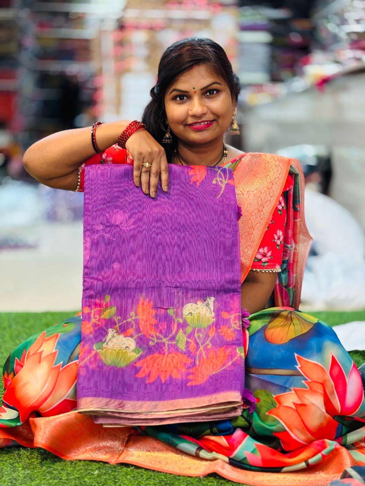 Tulip Chanderi silk
