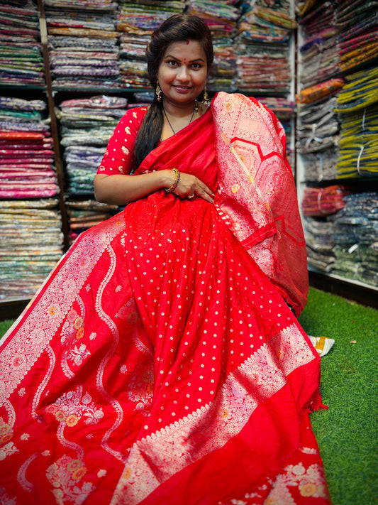 Banarasi pithani Meenakari Weavings