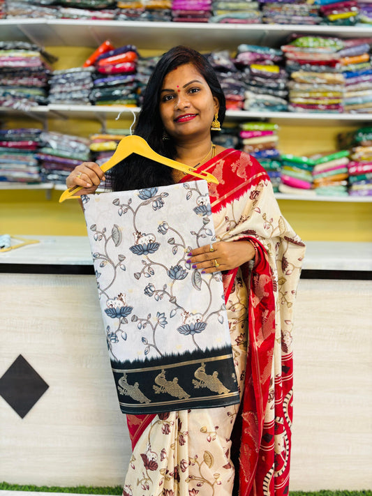 Pastel Pichwai peacock Borders