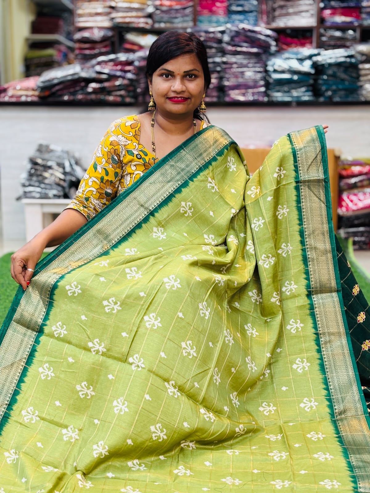 Mashroom Silk Saree