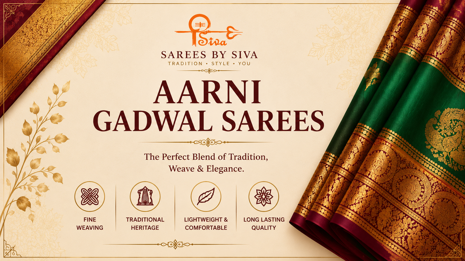Aarni Gadwal Sarees