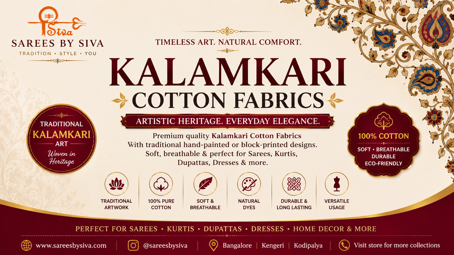 Kalamkari Cotton Fabrics