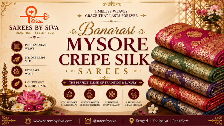 Banarasi Mysore Crepe Silk