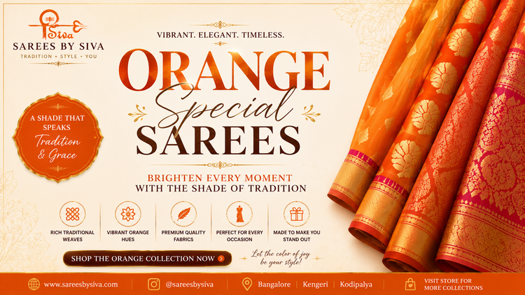 ORANGE SPECIAL SAREES