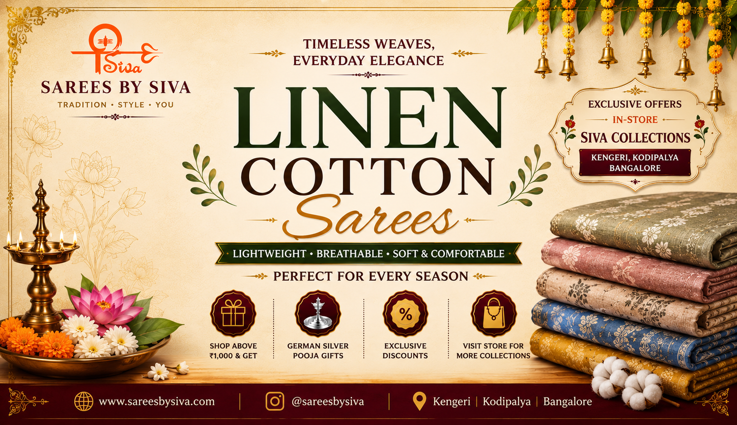 Lenin Cotton Sarees