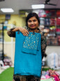 Plain Space Designer Sarees