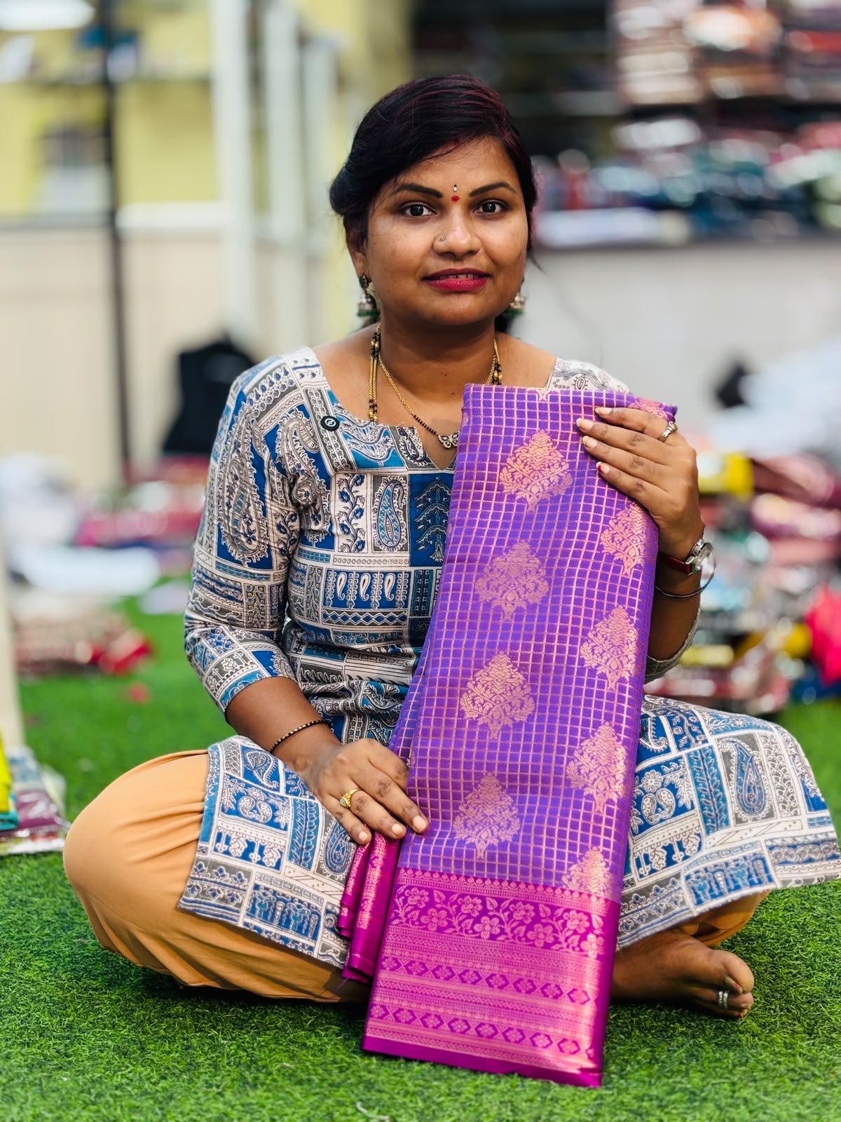 Semi Kanchi pattu sarees