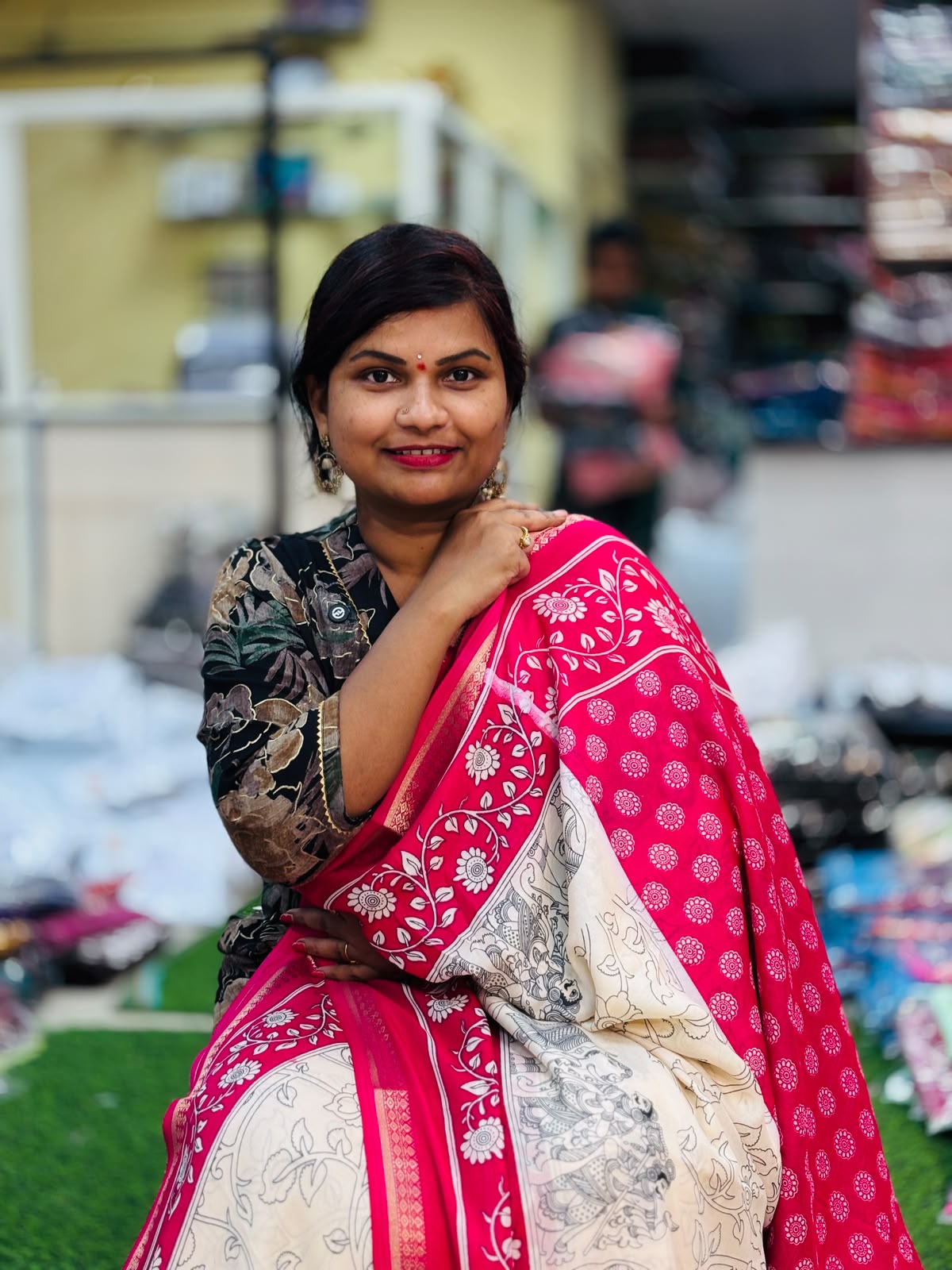 2D Kalamkari Printed Sarees