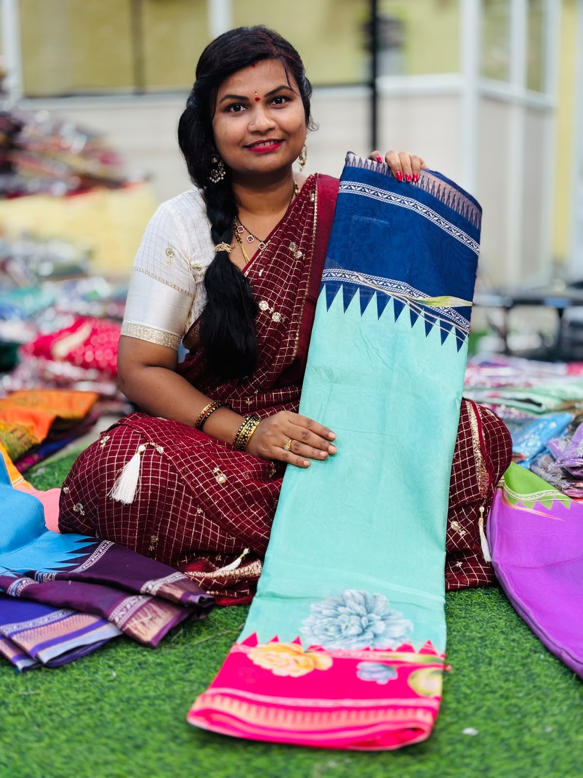 Gangajamuna Chiffons Sarees