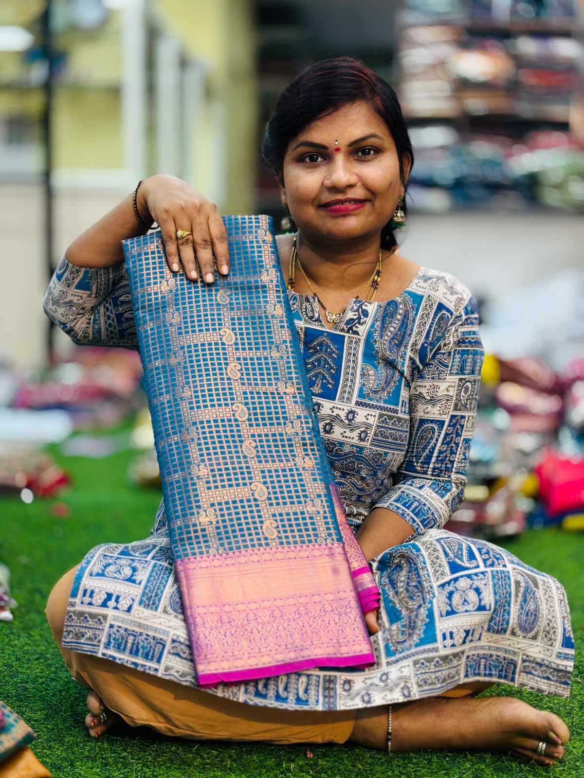 Semi Kanchi pattu sarees