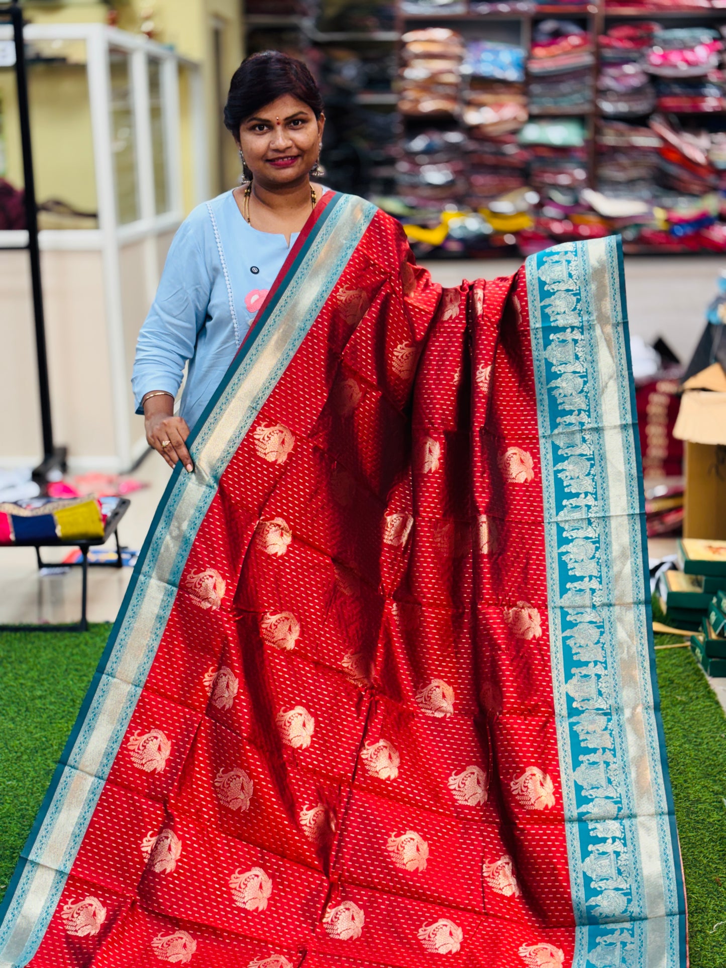 Semi Kanchi Pattu Sarees