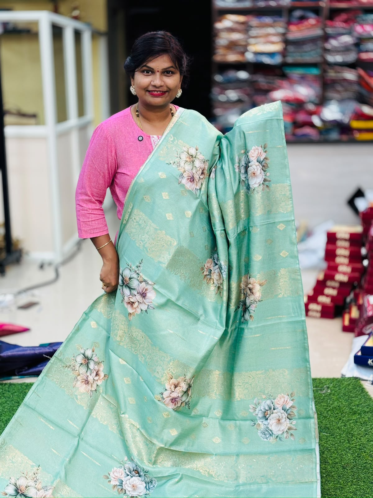 Banarasi Rangkot Sarees