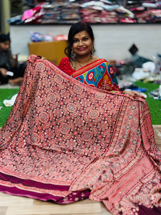 Premium Azrak Model Silk Saree
