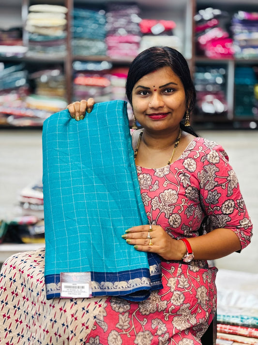 Elephant crepe Azrak sarees