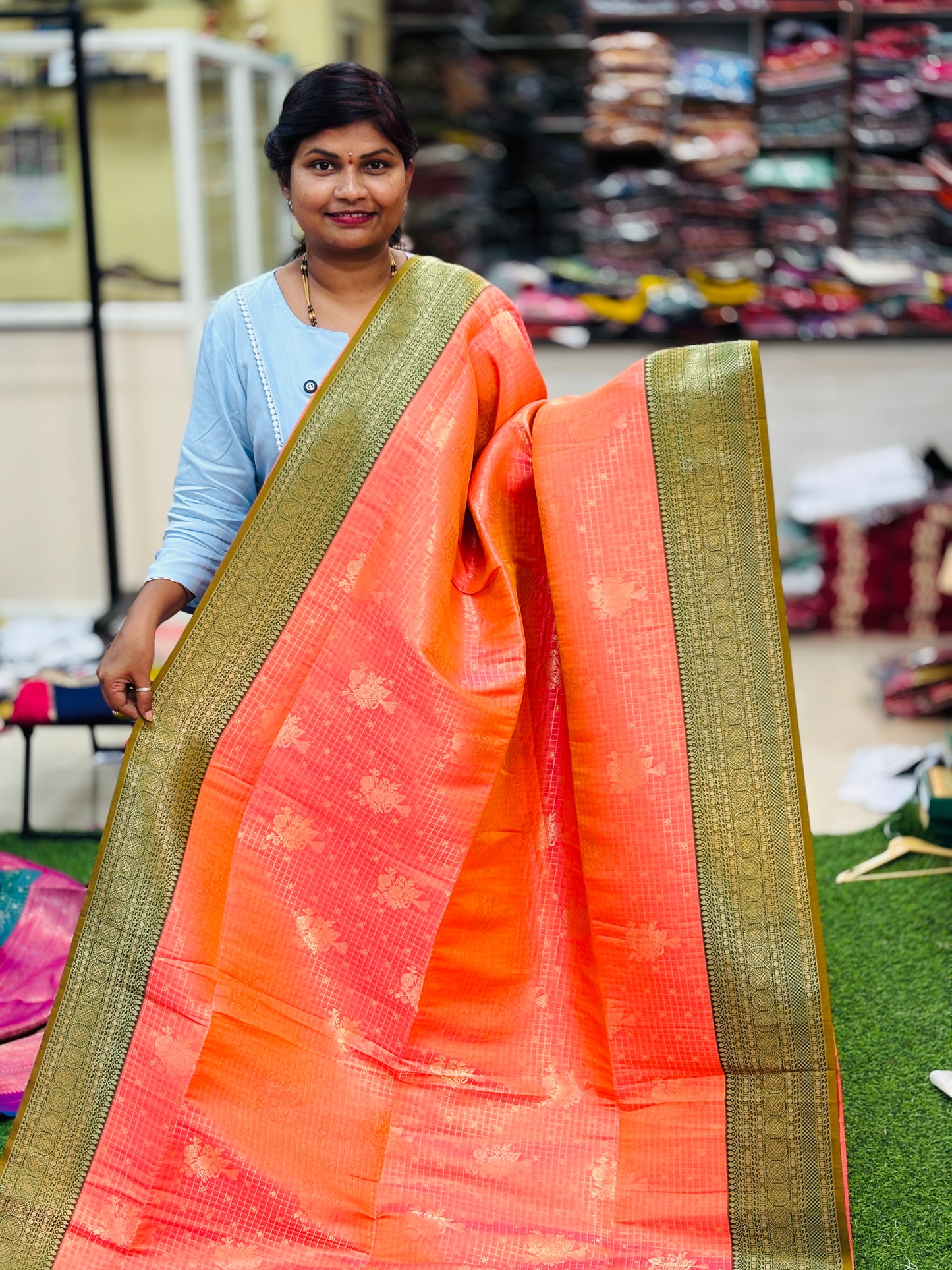 Semi Kanchi Pattu Sarees