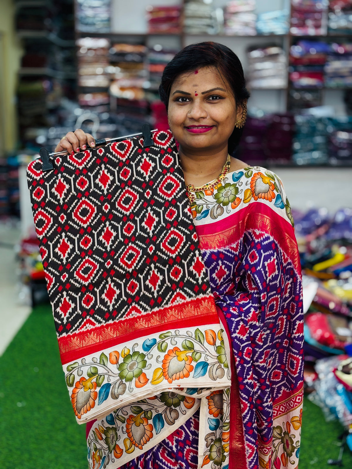 Kalamkari Patola Sarees