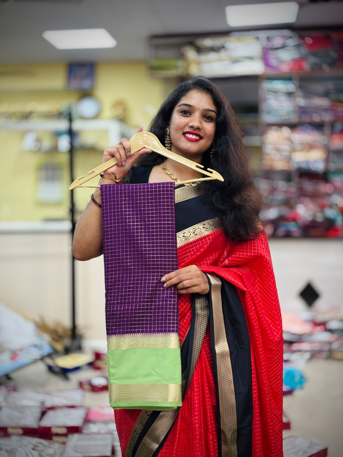 Vintage Semi Mysore Crepe