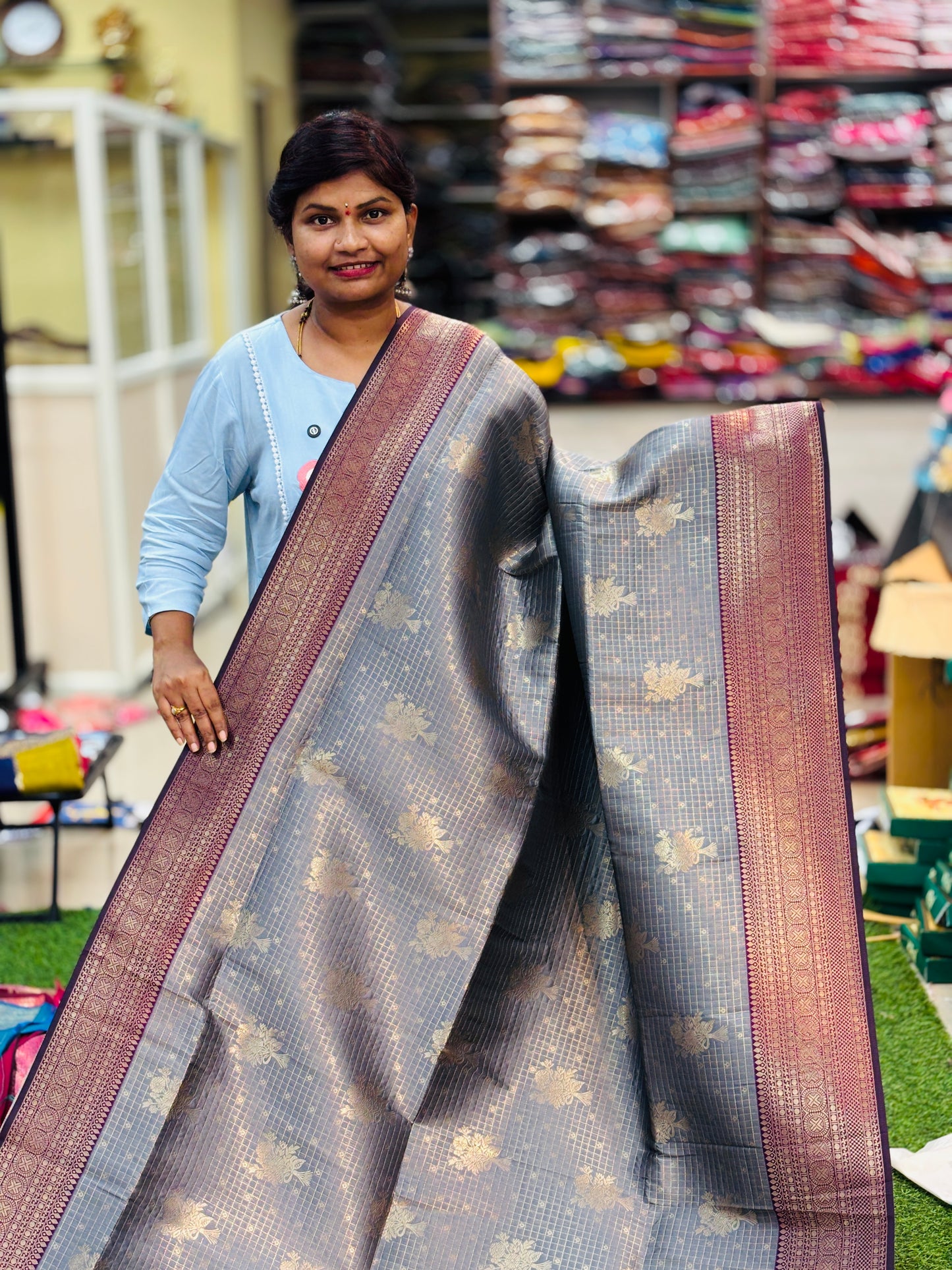 Semi Kanchi Pattu Sarees