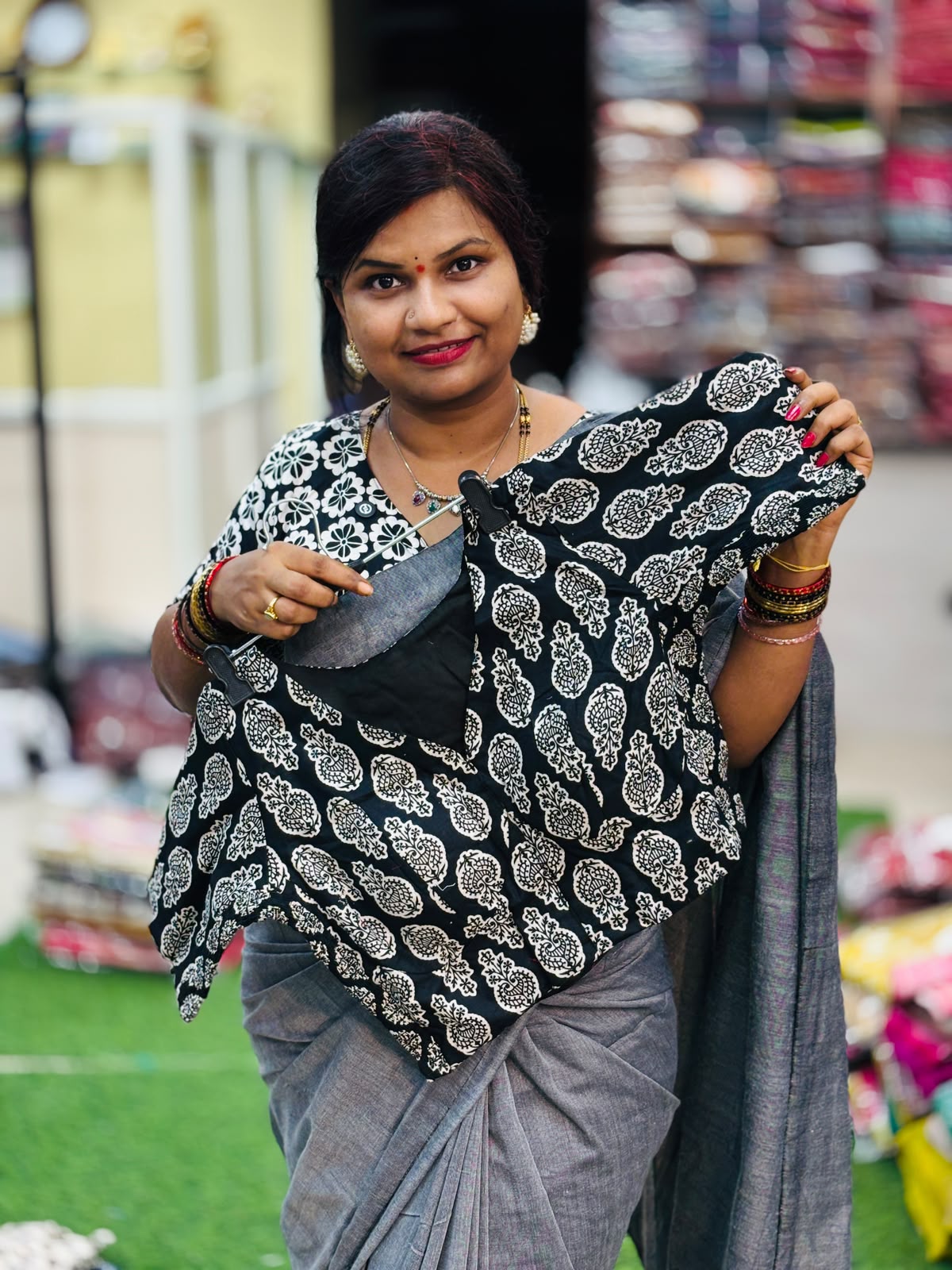 Readymade cotton Kalamkari blouses