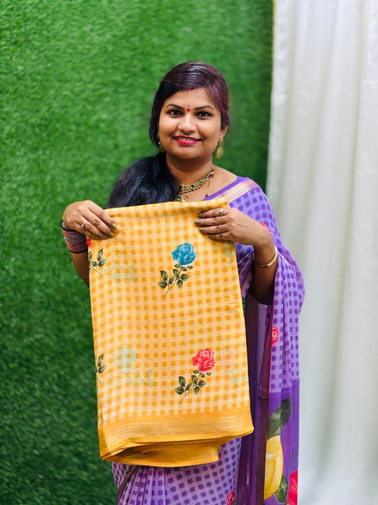 Trending checks chiffon