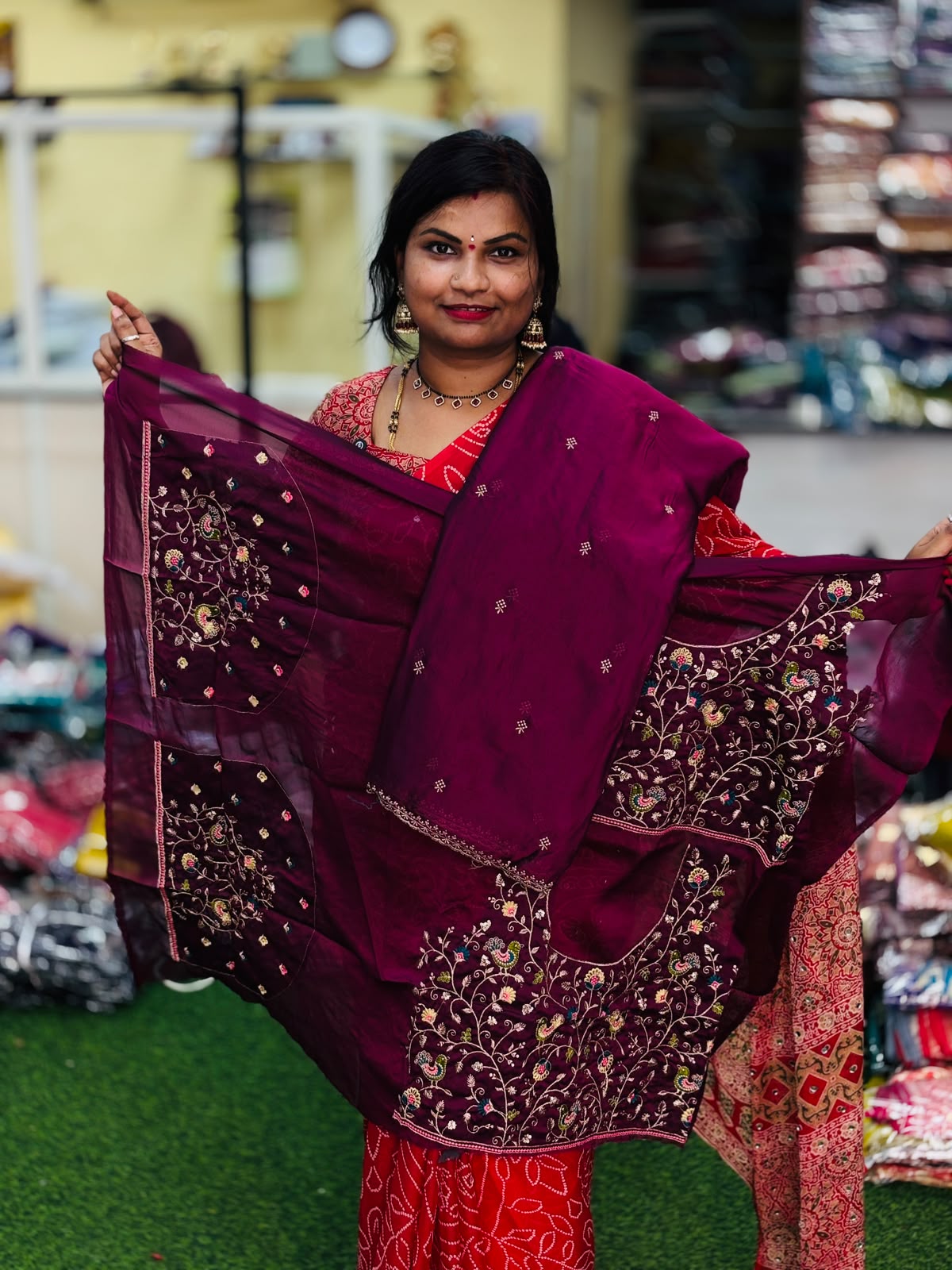 Designer Rangoli Sarees