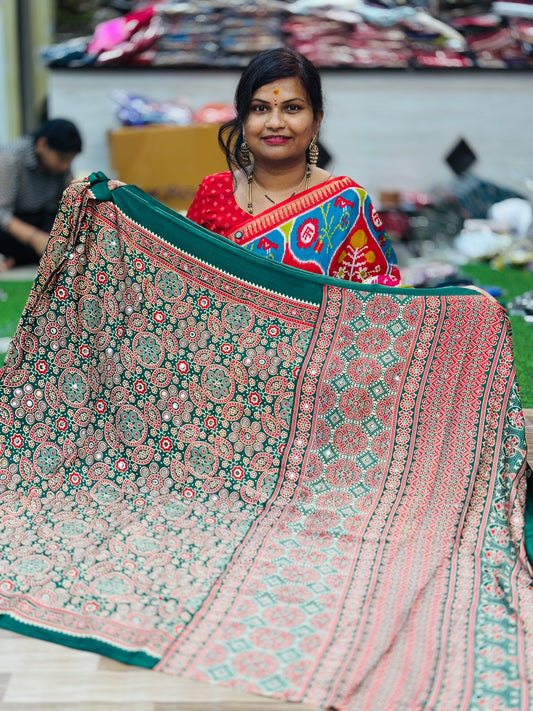 Premium Azrak Model Silk Saree