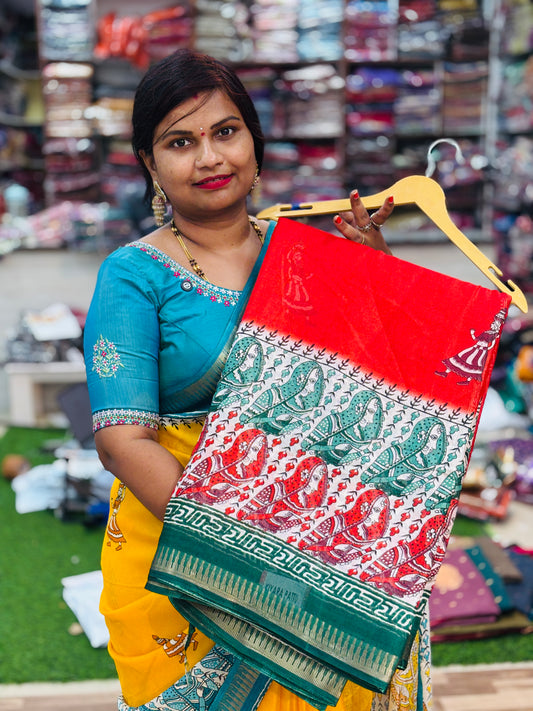 Madhubani Mashmellow Saree