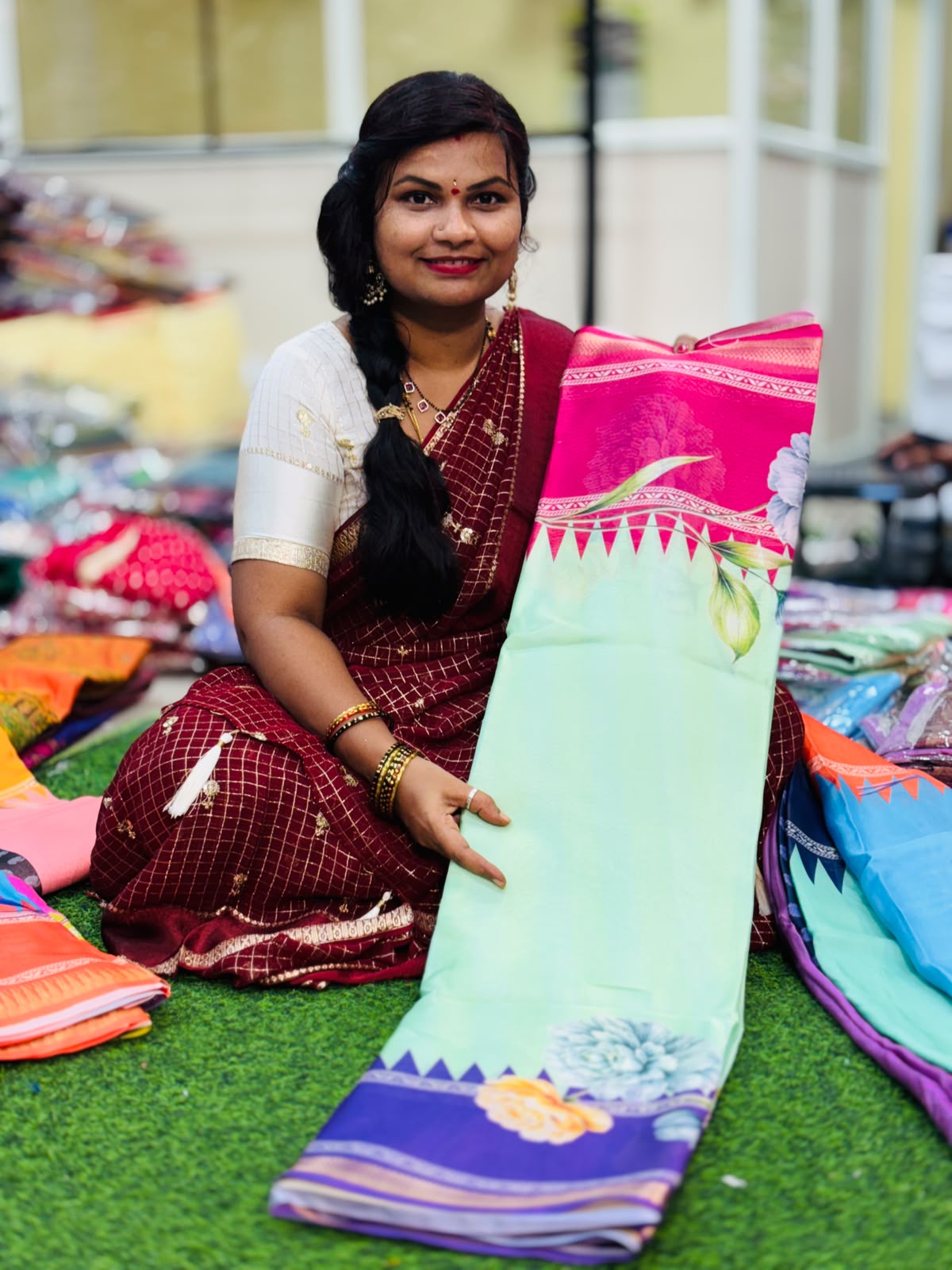 Gangajamuna Chiffons Sarees