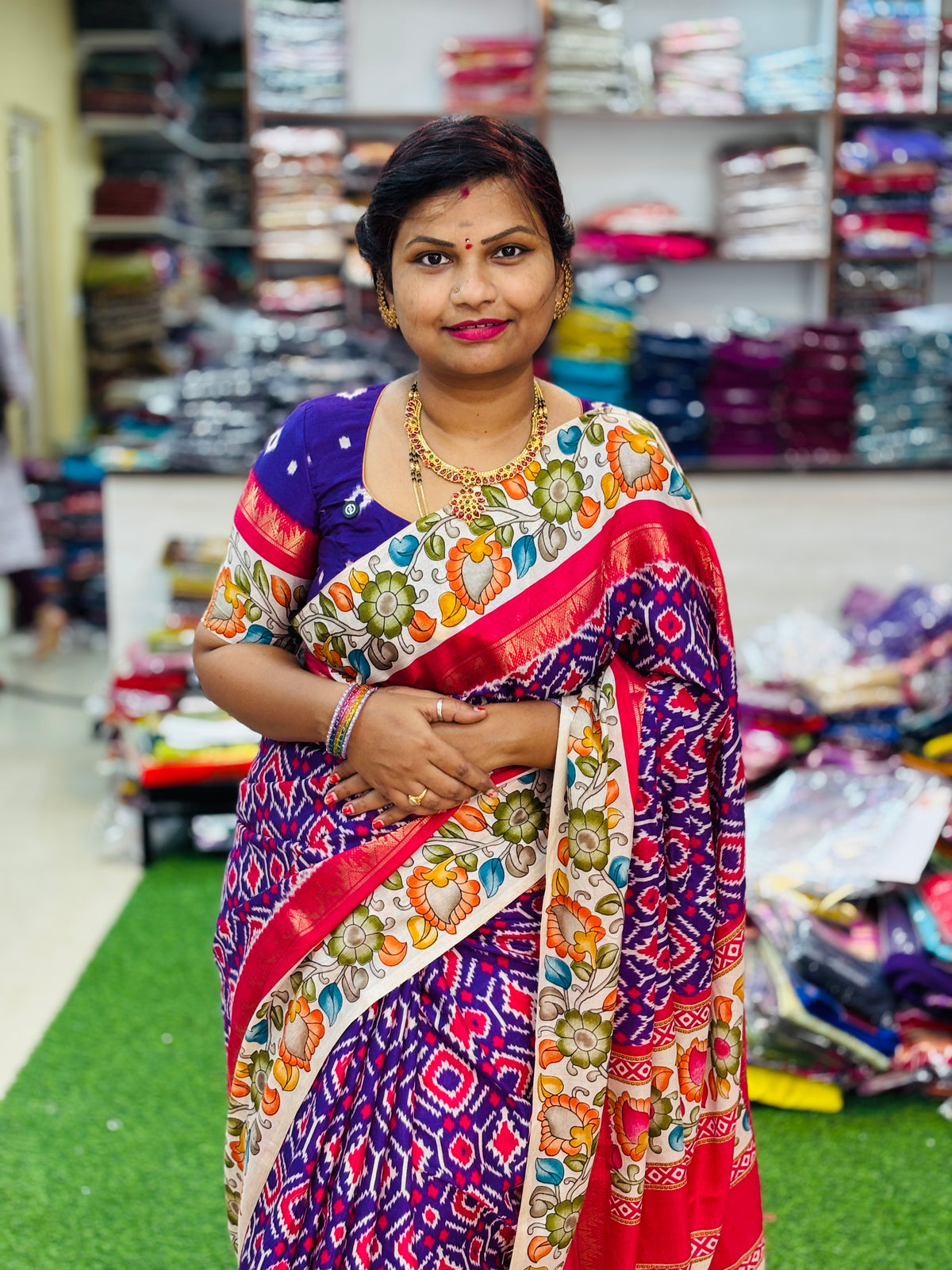 Kalamkari Patola Sarees