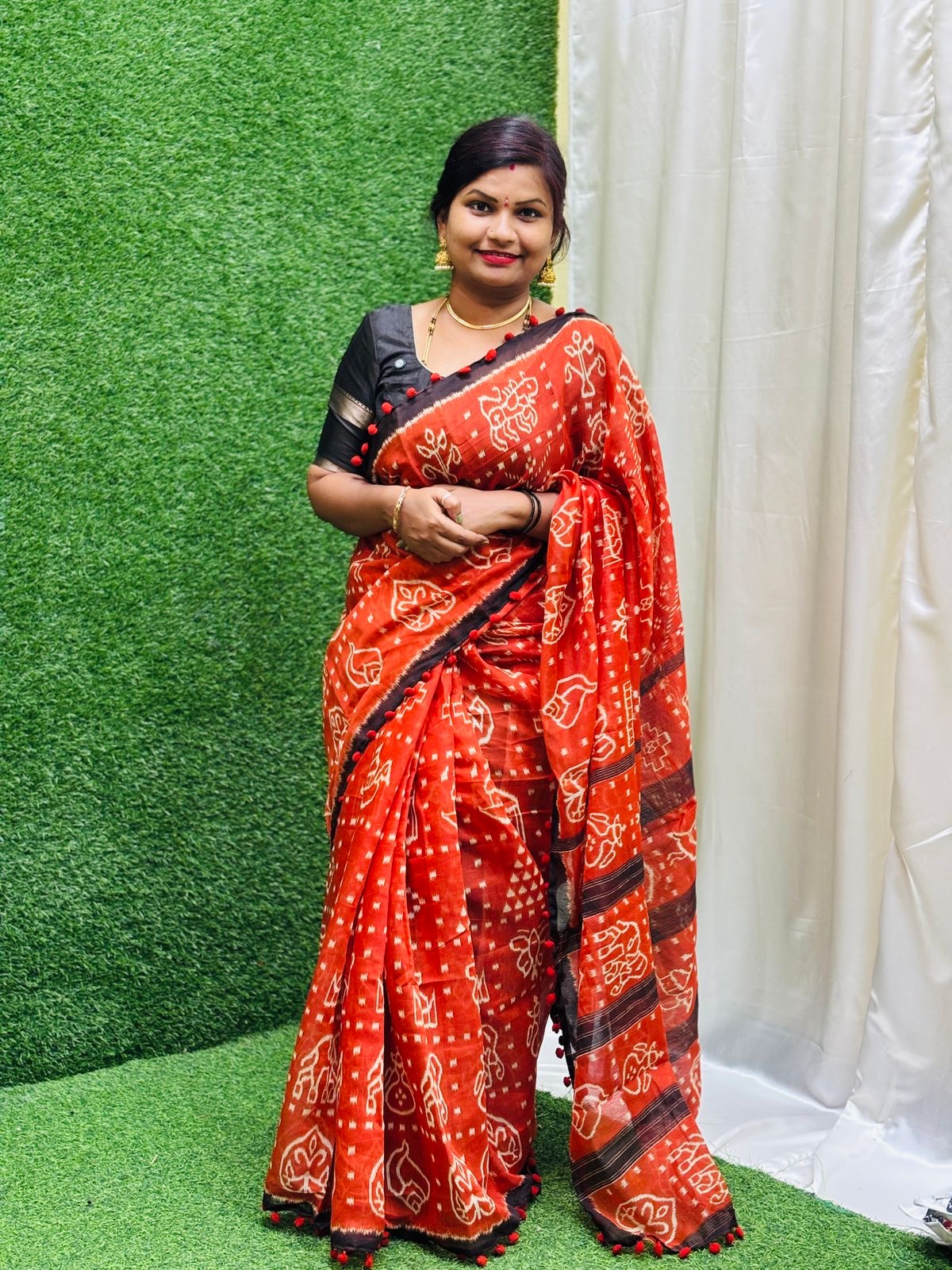 Ikkath printed soft silk cotton