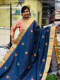 Tusser Sico Border Sarees