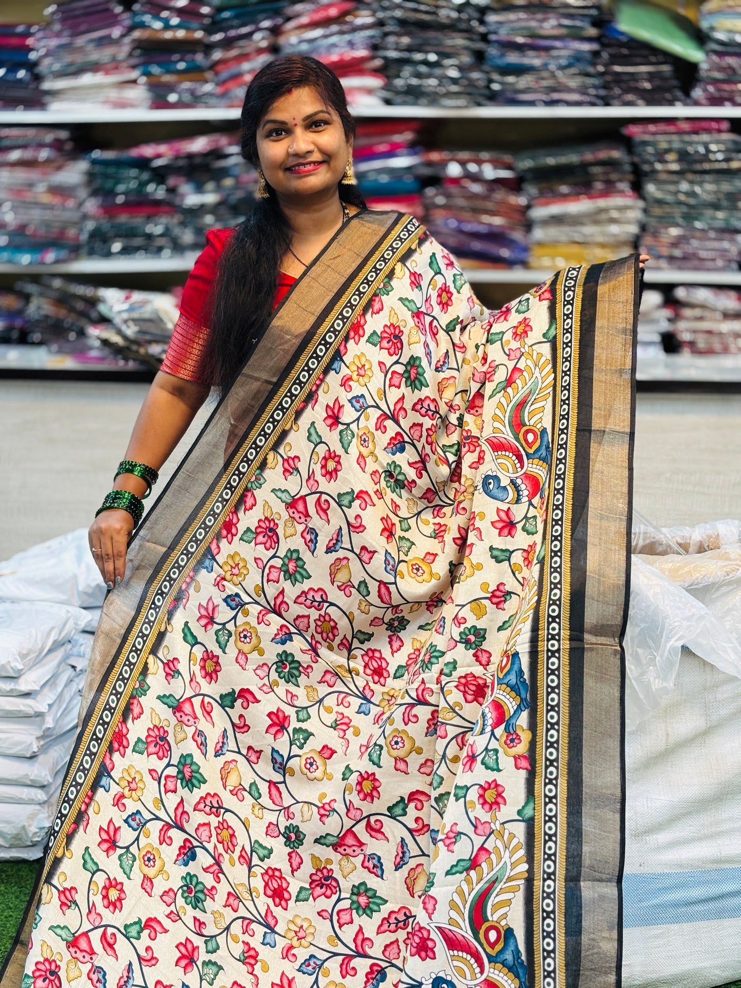 Kalamkari silk