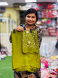 Plain Space Designer Sarees