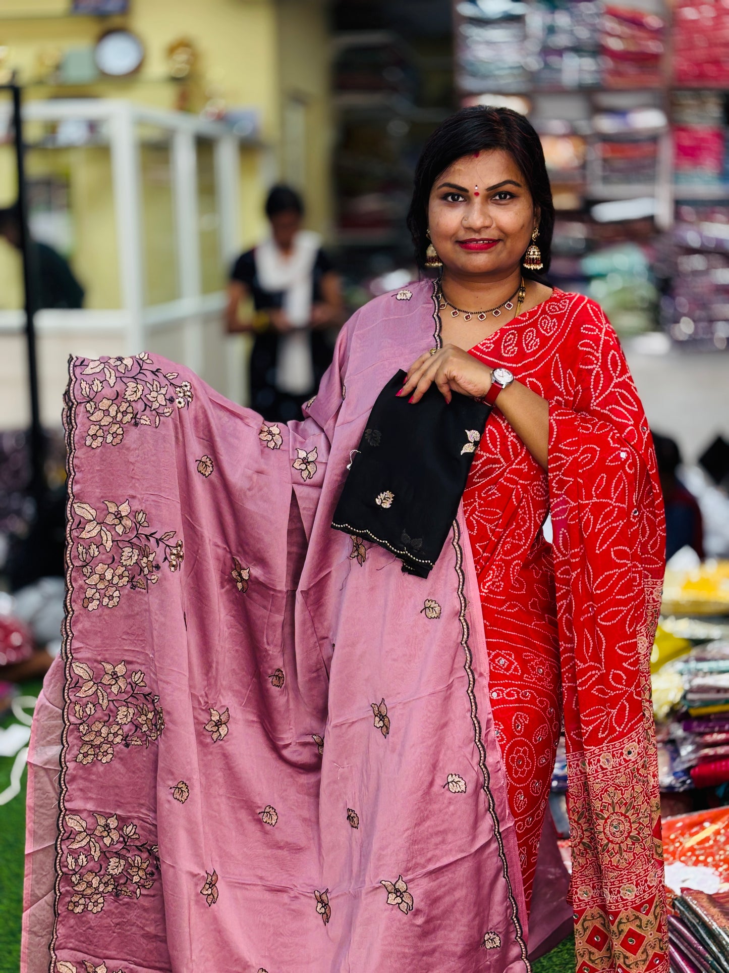 Designer Rangoli Sarees