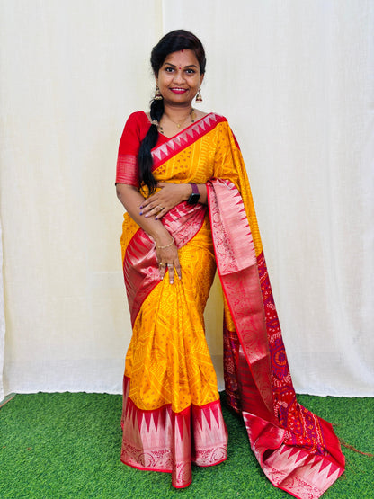 Dola Sarees With Banarasi Borders
