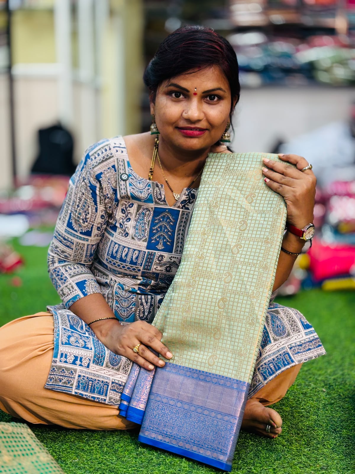 Semi Kanchi pattu sarees