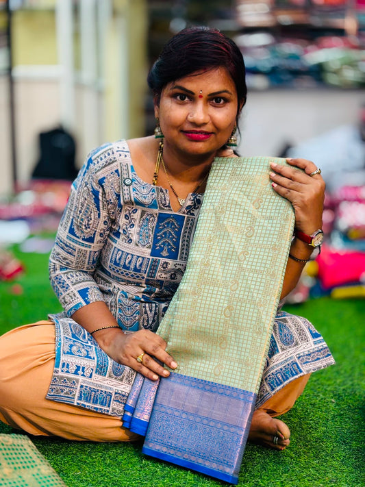 Semi Kanchi pattu sarees