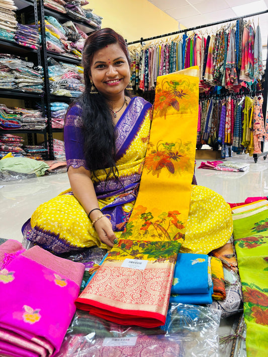 Kora Tissue saree