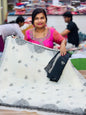 Space Glossy Tissue Sarees