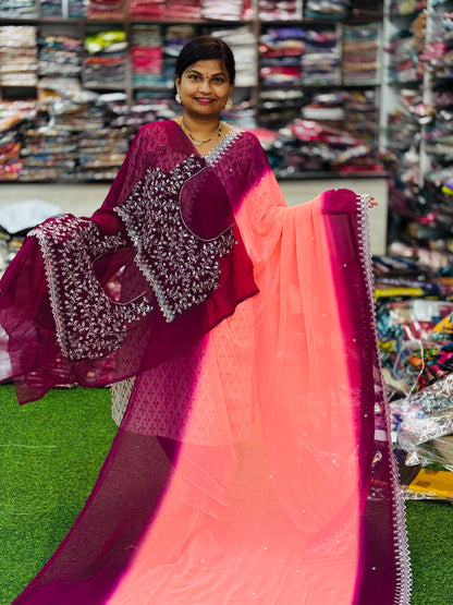 Designer Rangoli Sarees